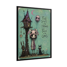 Load image into Gallery viewer, Rolled Poster — Whimsical Gothic Art Print: “Find Beauty in the Strange”
