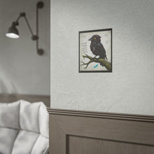 Load image into Gallery viewer, Rolled Poster — 'Every Storm Runs Out of Rain' Raven Art Print
