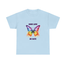 Load image into Gallery viewer, More Love No Hate Rainbow Butterfly T-Shirt - ALL Sizes - S - 5XL

