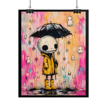 Load image into Gallery viewer, Rainy Day Ghosts – Whimsical Gothic Wall Art
