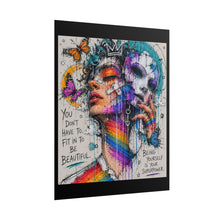 Load image into Gallery viewer, "Being Yourself Is Your Superpower" Pride Wall Art | LGBTQ+ Identity Print
