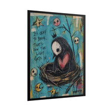 Load image into Gallery viewer, Rolled Poster — “It’s Okay to Break, That’s How the Light Gets In” Sad Bird Art Print
