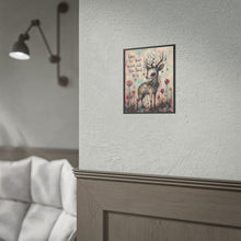 Load image into Gallery viewer, Keep Your Heart Weird &amp; Your Soul Wild – Whimsical Deer Wall Art
