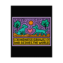Load image into Gallery viewer, Rolled Poster — 'Kindness Grows' Colorful Pop Art Animal Print
