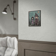 Load image into Gallery viewer, We Bloom in the Dark Rolled Poster — Gothic Whimsical Fantasy Wall Art
