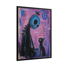 Load image into Gallery viewer, Be Kind to Your Mind It Carries You Through Worlds No One Else Can See Rolled Poster — Gothic Whimsical Fantasy Wall Art
