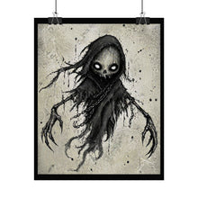 Load image into Gallery viewer, Horror Ghost Art Poster — Creepy Hollow Spirit Rolled Poster
