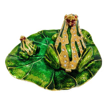 Load image into Gallery viewer, Frog on Lily Pad Jewelry Case   (MINIMUM OF 2)
