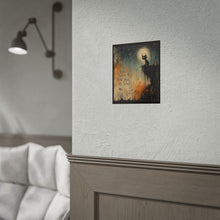 Load image into Gallery viewer, Rolled Poster — "Keep Looking Up Even When It's Darkest" Gothic Cat Art Print
