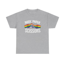 Load image into Gallery viewer, Rock Paper Scissors Funny Lesbian Gay Pride T-Shirt ALL SIZES S-5XL
