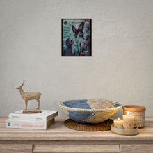 Load image into Gallery viewer, Rolled Poster — "You Are Worthy Simply For Existing" Inspirational Butterfly Art Print
