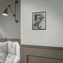 Load image into Gallery viewer, Rolled Poster — Gothic Girl Art Print with Quote: “You Thought Everyone Had a Heart Like Yours”
