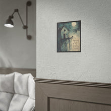 Load image into Gallery viewer, Forgive Yourself Moody Moonlit House Poster
