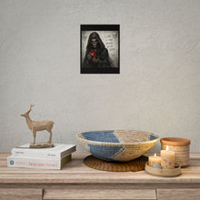 Load image into Gallery viewer, Grim Reaper Heart Poster — "Love Is The Death Of All Hope" Rolled Art Print
