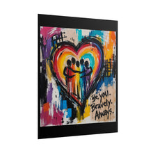 Load image into Gallery viewer, "Be You Bravely Always" Pride Wall Art | LGBTQ+ Community Print
