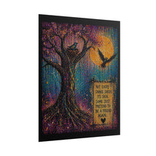 Load image into Gallery viewer, Rolled Poster — 'Not Every Snake Sheds Its Skin' Tree Art Print
