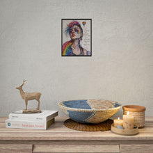Load image into Gallery viewer, "Opinions Dressed As Advice" Pride Art | Fine Line Sketch Spiky Hair Poster
