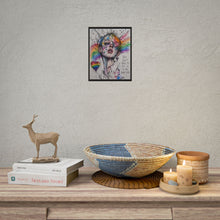 Load image into Gallery viewer, "You Don't Have To Fit In To Be Amazing" Pride Wall Art | LGBTQ+ Support Print
