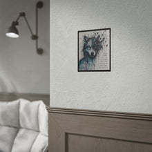 Load image into Gallery viewer, Wolf Art Poster — 'Selfish People Don't See the Damage' Inspirational Rolled Wall Print
