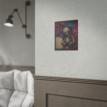 Load image into Gallery viewer, Sad Teddy Bear Art Poster — 'Some Days I Feel Like I'm Held Together...' Rolled Wall Print
