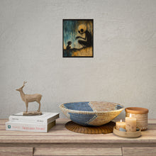Load image into Gallery viewer, Rolled Poster — Moody Gothic Illustration Wall Art with Quote: "We Are Not the Same"
