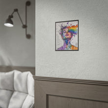 Load image into Gallery viewer, "The World Needs Your Light" Pride Wall Art | LGBTQ+ Visionary Print
