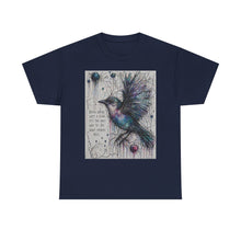 Load image into Gallery viewer, Mystical Hummingbird Art T-Shirt
