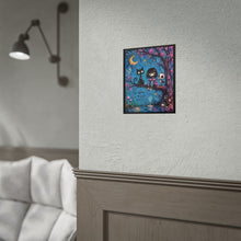 Load image into Gallery viewer, Rolled Poster - 'Find Beauty in the Quiet Places' Gothic Cute Art Print
