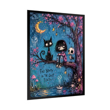 Load image into Gallery viewer, Rolled Poster - 'Find Beauty in the Quiet Places' Gothic Cute Art Print
