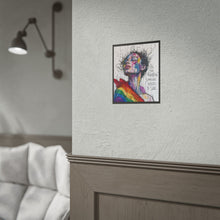 Load image into Gallery viewer, "Be The Rainbow Someone Needs To See" Pride Art | LGBTQ+ Support Print

