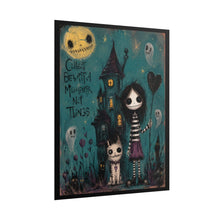 Load image into Gallery viewer, Collect Beautiful Moments Not Things Rolled Poster — Gothic Whimsical Haunted Fantasy Wall Art
