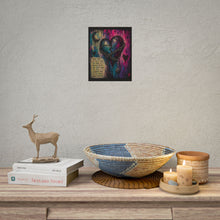 Load image into Gallery viewer, Rolled Poster – Inspirational Broken Heart Art Print with Quote: “Some days it feels like I’m made of broken pieces…”
