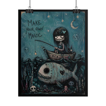 Load image into Gallery viewer, Make Your Own Magic Rolled Poster — Gothic Whimsical Ocean Fantasy Wall Art
