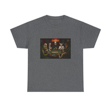 Load image into Gallery viewer, Monsters Playing Poker Fun Night Frankenstein Dracula Wolfman Graphic T-Shirt
