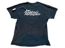 Load image into Gallery viewer, DaVinci Aerospace Shirt Adult Large Black Streetwear Space Planes Mens
