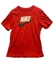 Load image into Gallery viewer, Nike Shirt Adult Small Red Center Swoosh Graphic Logo Streetwear Mens
