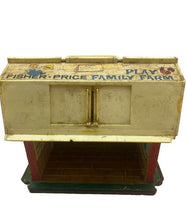Load image into Gallery viewer, Vintage Fisher Price Toys Barn Silo No Doors 1967 Circus Poster Family Play Farm
