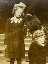 Load image into Gallery viewer, Real Photo Postcard Dolletta Dodd The World’s Smallest Mother Horse Buggy Midget
