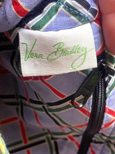 Load image into Gallery viewer, VERA BRADLEY Purse Tote Shoulder Bag Blue Floral Mature Quilted
