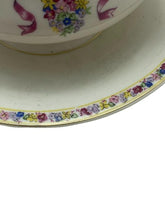 Load image into Gallery viewer, Theodore Haviland St Regis Gravy Boat with Attached Underplate New York Flower
