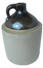 Load image into Gallery viewer, Stoneware Jug Whiskey Water Crock Rustic Primitive Antique Signed Farmhouse
