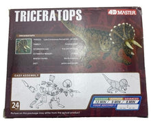 Load image into Gallery viewer, 4D Master Triceratops Puzzle Figure 24 Parts Gift Ideas Christmas Birthday
