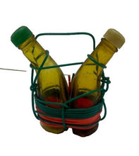 Load image into Gallery viewer, Vintage Chianti Salt &amp; Pepper Shakers Bottles Roped Italy Kitchen

