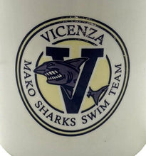 Load image into Gallery viewer, Vicenza Mako Sharks Swim Team Coffee Cup Mug Italy Made
