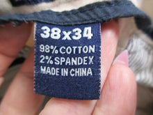 Load image into Gallery viewer, Johnnie-O Pants Adult 38x34 Beige West Coast Prep Flat Front Spandex Chino Mens
