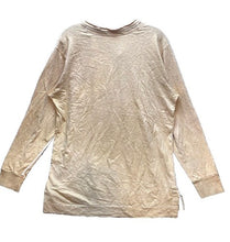 Load image into Gallery viewer, West Virginia Mountaineers Shirt Mens Medium Henley Yellowish-Tan Athleisure
