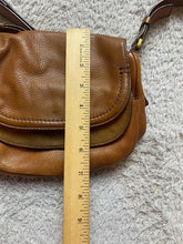Load image into Gallery viewer, Vintage Fossil Purse Leather Crossbody Bag Adjustable Strap Three Compartments
