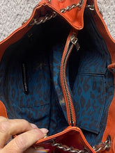 Load image into Gallery viewer, Rebecca Minkoff  Shoulder Purse Leather Chain Strap Zip Expandable Animal Print
