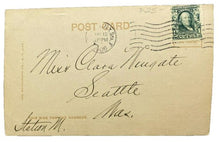 Load image into Gallery viewer, 1906 Miss Clara Neugate Real Photo Postcard Victorian Spell out RPPC
