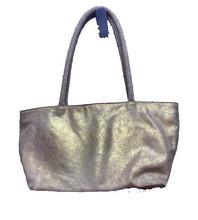 Load image into Gallery viewer, Olivia Riegel Purse Gold Shimmer Tassel Key Fob Luxury Wedding Formal Shoulder
